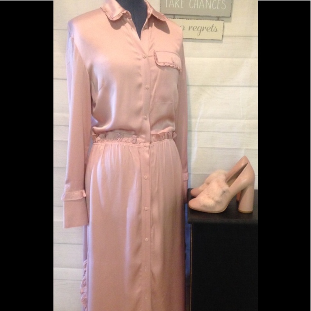 H&M Dusty Rose Pink Dress/Duster